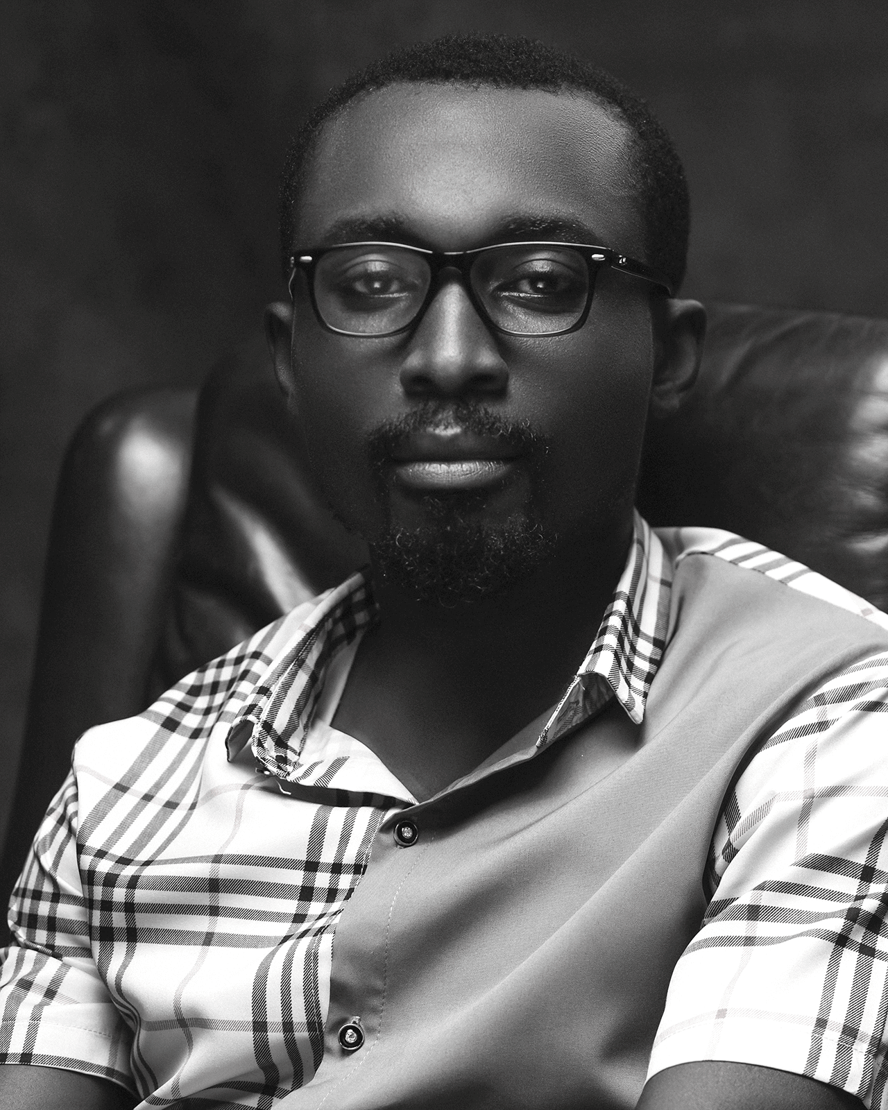 A photograph of Kwadwo Ham, Editor and intermediate colorist at organized khaoz